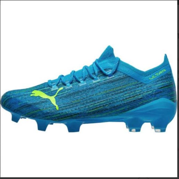 Puma Ultra 1.2 FG Firm Ground Boots Blue/Yellow- NWT (no box) main image 6